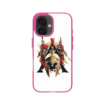 iPhone 16 Clear 粉漾桃 - Assassin's Creed - Alexios & Kassandra