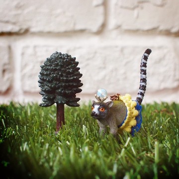 動物園 | 狐猴 項鍊 鑰匙圈