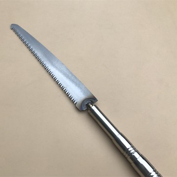 加厚桿大物不銹鋼伸縮桿 高空鋸子三面磨齒單鉤鋸 8mm螺絲修枝鋸