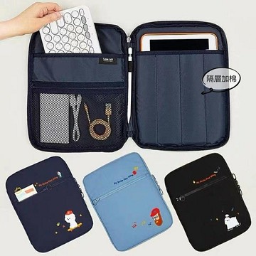 新款ipad防彎電腦收納包 防潑水ipad保護套 pro11/10.9寸air4可放鍵盤K380收納包 內袋