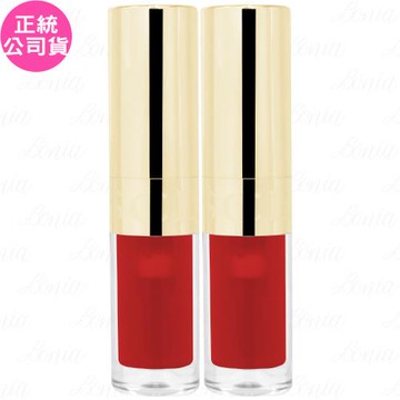 CLARINS克蘭詩 彈潤植萃美唇油MINI(#03豔紅櫻桃)(1.4ml)*2(公司貨)
