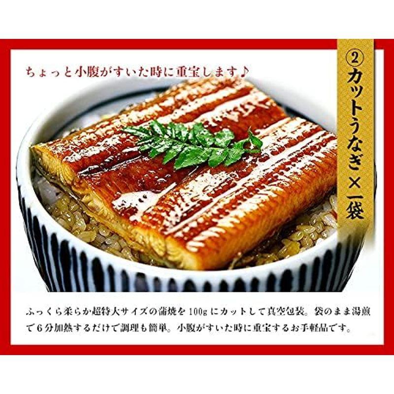 父の日 ギフト 希少な超特大サイズの鹿児島島ブランドうなぎ蒲焼き贅沢3種セット タレ＆山椒×2袋、うなぎ読本、化粧箱でお届け