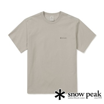 【Snow Peak韓系】男ClendHybrid短袖T恤『淺米』MMD-TS56 戶外 露營 登山 健行 休閒 時尚 出國 旅遊 短袖 T恤