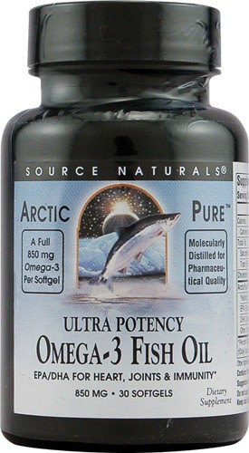 Source Naturals ArcticPure Ultra Potency Omega-3 Fish Oil 850 mg - 30 Softgels
