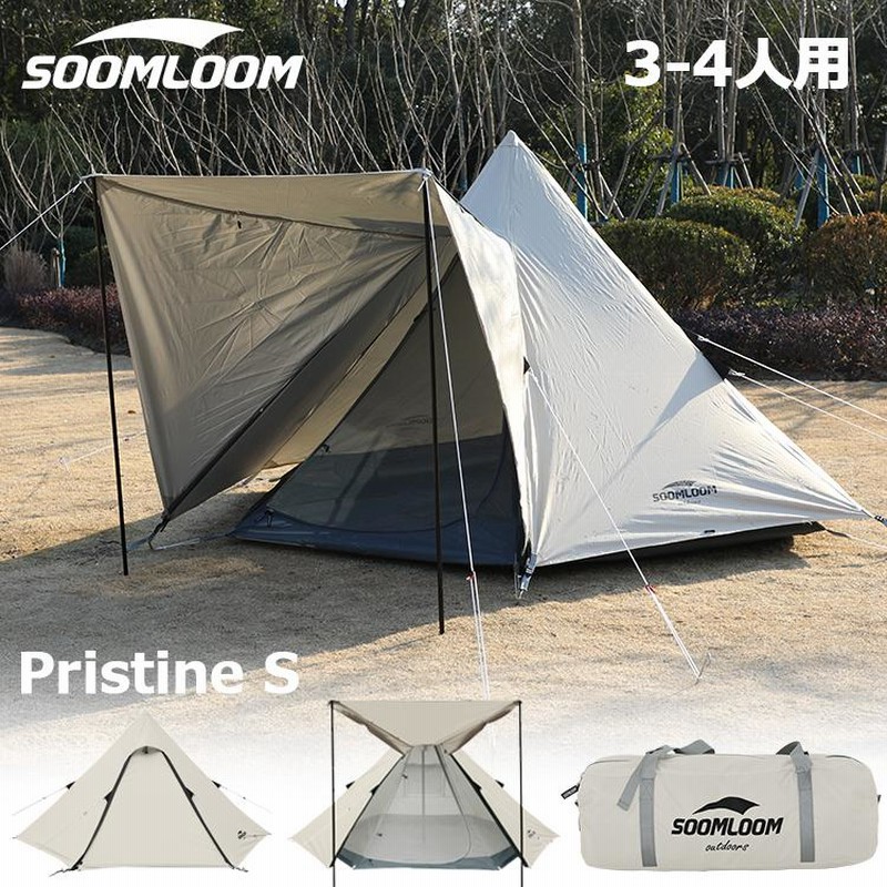 公式]SOOMLOOM official shop / Soomloom ワンポールテント 5~6人用テント Pristine M ブラック