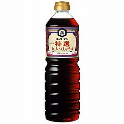 キッコーマン　特選丸大豆しょうゆ　ペット　１Ｌ【イージャパンモール】
