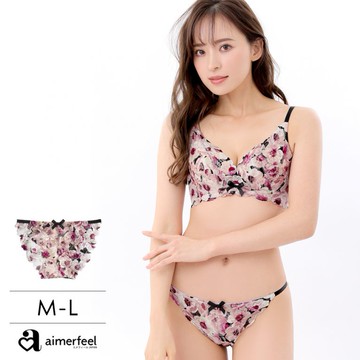 aimerfeel-朦朧花海三角內褲-橘色-1650321-OR