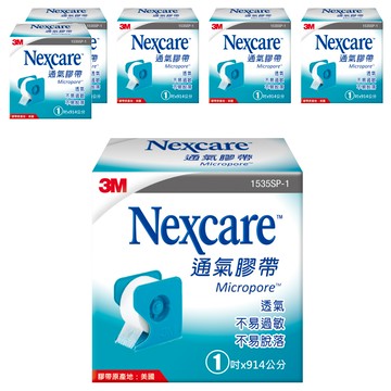 3M Nexcare 通氣膠帶 1吋 x 914cm  6盒