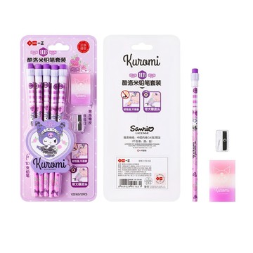 文具 三麗鷗庫洛米形象大橡皮頭HB鉛筆套裝 小學生文具組 YZ5163