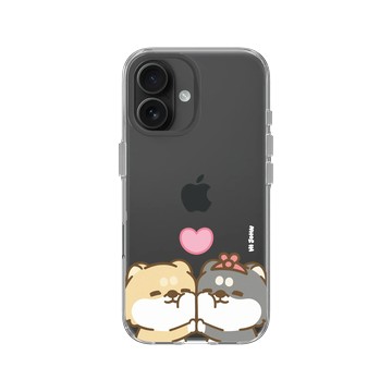 iPhone 16 Clear Case（相機按鈕） 透明 - 嗨小強 Hi John - 柴圓情侶