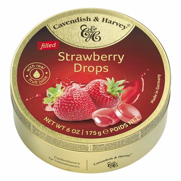 【德國】卡恩狄許水果糖草莓夾心 175G