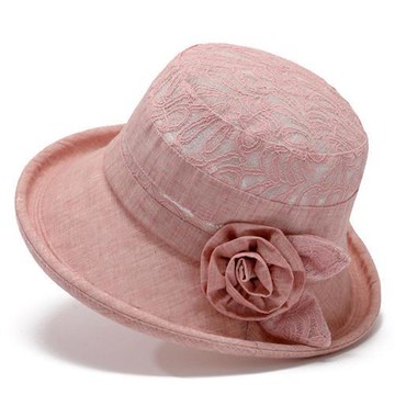 【巴黎精品】現貨+預購 防曬帽漁夫帽遮陽帽大帽簷戶外登山帽透氣速乾-蕾絲女帽子5色a1jg38