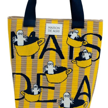【Maison De Auri】Jumbo 大提包 厚針織 SAC Moomin: Hattifatteners 溜溜