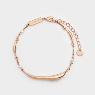 Corrine 珍珠金屬手鍊