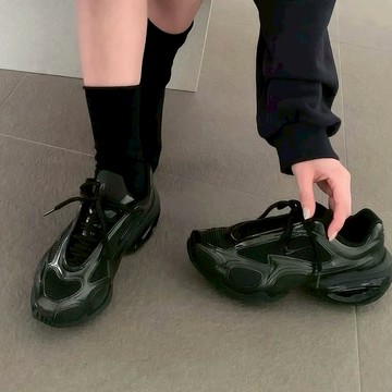 NIKE AIR MAX MUSE 金屬黑 全黑 科技感 氣墊 增高厚底 女鞋 FV1920-003