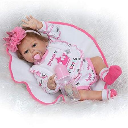 Anano 20 Inch Reborn Baby Dolls Girl Eyes Open Lifelike Newborn