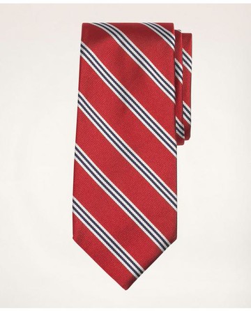 Brooks Brothers Men's Mini Rep Tie | Red | Size Regular