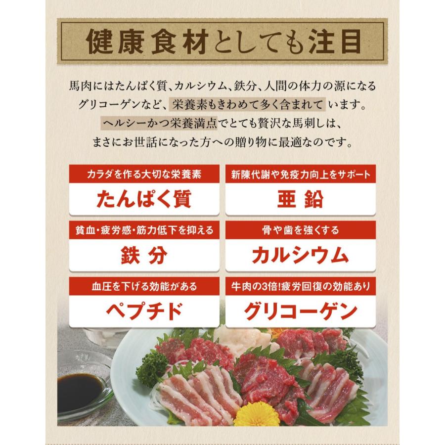 本場 熊本 馬刺し 歓声上がるパーティーセット 12人前 600グラム 霜降り 赤身 たてがみ ユッケ