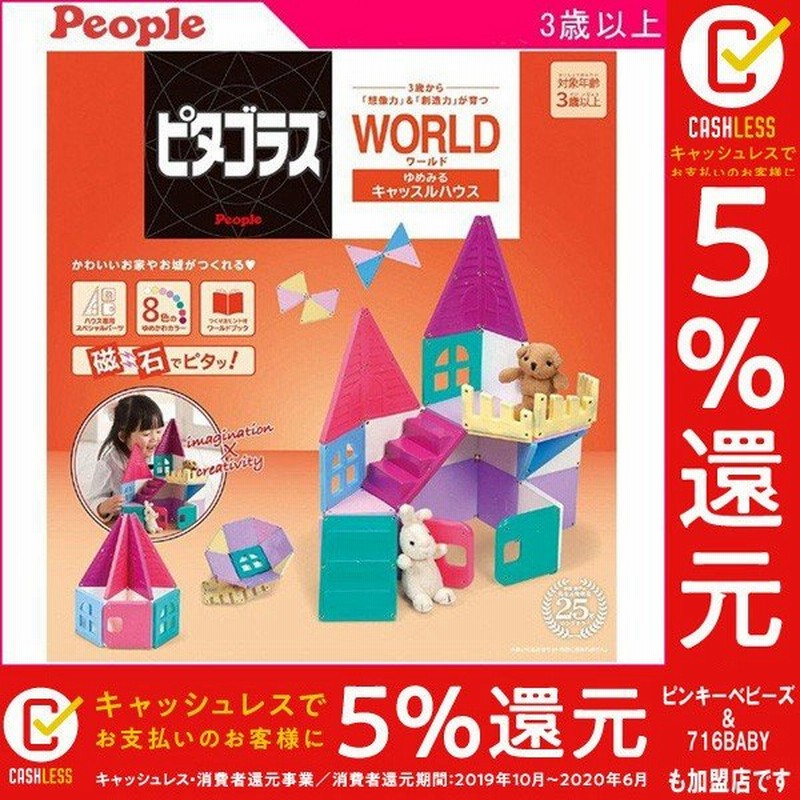 知育玩具 ピタゴラスworldゆめみるキャッスルハウス ピープル ワールド おもちゃ パズル 磁石 平面 立体 3歳 幼児 キッズ 誕生日 ギフト プレゼント 通販 Lineポイント最大0 5 Get Lineショッピング