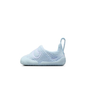 NIKE 耐吉 易穿脫 嬰童 學步鞋 幼童休閒鞋-藍色 SWOOSH 1 (TD)-FB3244402