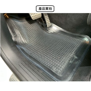【通用型 可自行裁切】透明三片式車用腳踏墊(腳踏墊 車用腳踏墊)