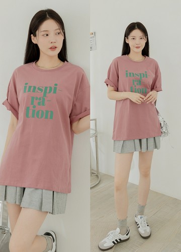 大大字母棉質長上衣