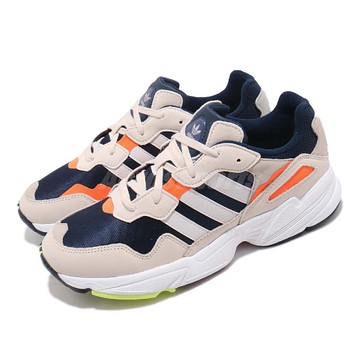 adidas 老爹鞋Yung-96 米白深藍網布鞋面復古老爺鞋運動鞋男鞋【ACS】 F35017推薦| Yahoo奇摩超級商城| LINE購物
