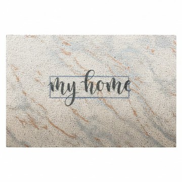 dayneeds 日需百備 歡迎回家系列絲圈地墊  100 x 80cm  Myhome澄藍  1個