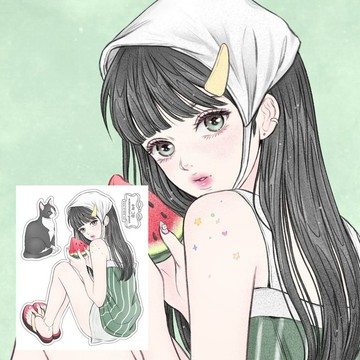 西瓜貼紙
