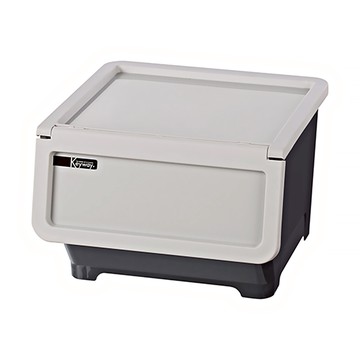 KEYWAY 聯府 阿囉哈直取式收納箱 20L  360 x 340 x 253mm  灰色  1個