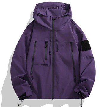 【巴黎精品】現貨+預購 戶外機能衝鋒衣防風外套登山外套防潑水大碼-戶外登山防水寬鬆男女外套5色a1lz1