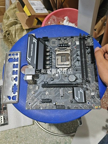 銘瑄挑戰者B560M主板 功能完好 成色如圖 原裝擋板 適合 diy電腦組裝【三和電腦配件店】