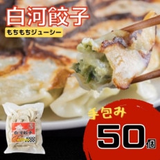 モチモチジューシーな白河餃子の大袋50個入り!×1袋