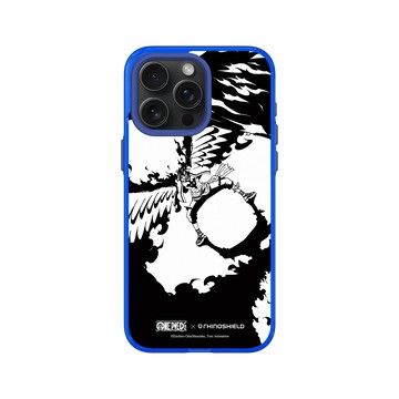 iPhone 15 Pro Max Clear 激光藍 - 航海王 One Piece - 復刻系列-不死鳥馬可