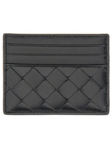 bottega veneta woven leather card case