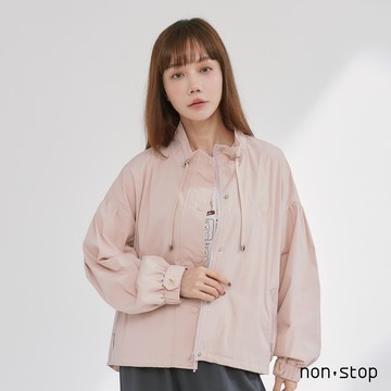 non-stop 抽繩立領輕薄休閒外套-2色
