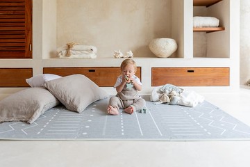 Toddlekind游牧系列巧拼遊戲地墊-風暴灰