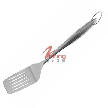 美國高檔不銹鋼重型燒烤鏟炒菜鍋鏟大號長柄煎鏟廚房工具用品餐具