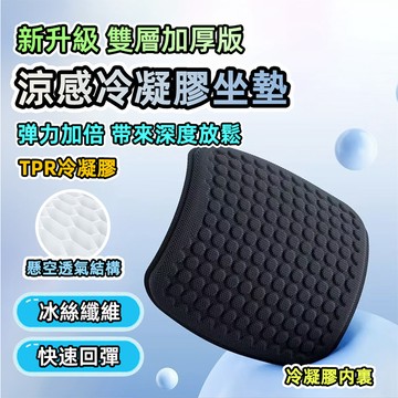 [台灣發貨]蜂巢涼感 凝膠坐墊 48x44cm 冰絲透氣 蜂巢減壓坐墊 車用椅墊 辦公椅墊 可水洗 辦公坐墊 #993