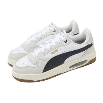 Puma 休閒鞋 Shuffle Tech OG 男鞋 白 復古 麂皮 拼接 膠底 407348-01