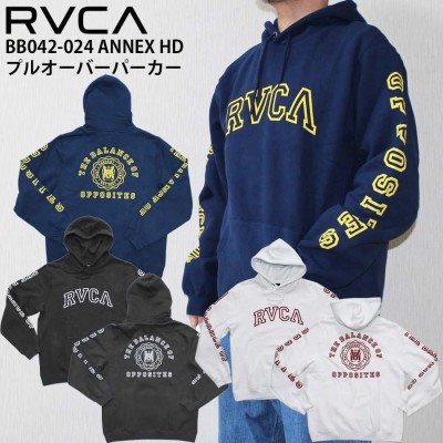 正規品 RVCA ルーカ パーカー BB042-024 ANNEX HD 大きめ ゆったり メンズ ロゴ フーディー BB042024 プルオーバー  カレッジ バックプリント USサイズ ルカ | LINEブランドカタログ