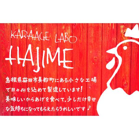 ふるさと納税 C-1062 ハジメのからあげ　秘伝ダレの下味付き鶏モモ肉（300g×20袋） 島根県益田市