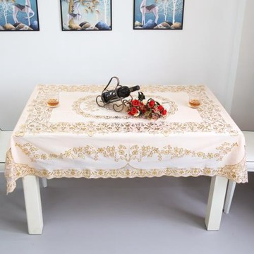 pvc軟塑料桌布防水防油防燙免洗餐桌布北歐ins燙金茶幾墊現貨批發