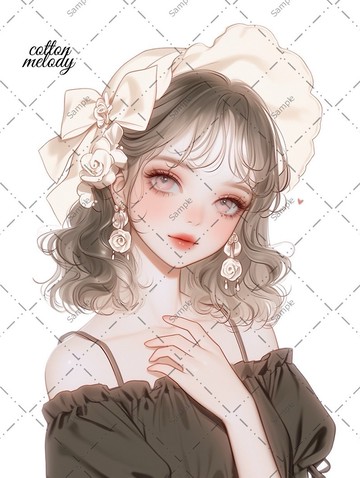 原廠貼紙 no.1057 人物貼紙 原創貼紙 人物貼紙 少女貼紙 原創人物貼紙