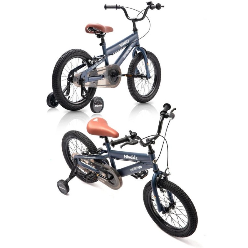 子供用自転車 16インチ Q play Nimble16 補助輪付き シンプル