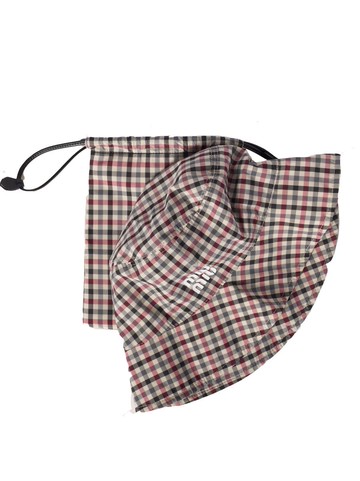 Miu Miu Vichy Hat With Pouch