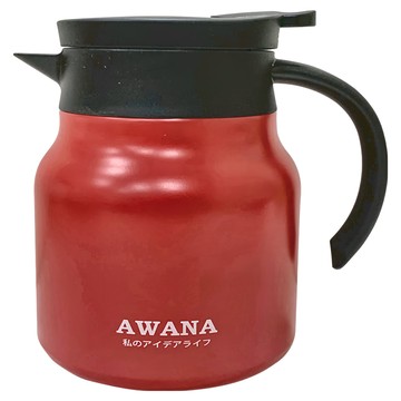 AWANA 316摩登咖啡壺 MD-800D  紅色  800ml  1個