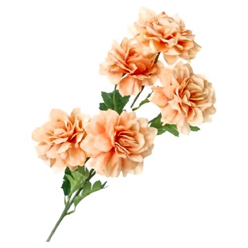 KUIBAO 快豹生活 Lucky flower 富貴仿真花 63cm 10支  橘色  1組