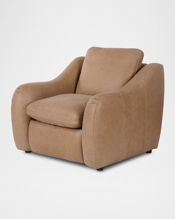 Crawford Leather Power Recliner