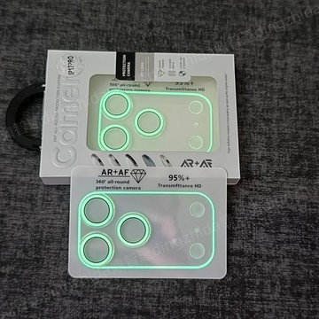 夜光鏡頭膜 防爆耐磨 AR超清晰增透 一體式 保護貼 適用 蘋果 iPhone 17 Pro max 17 攝像頭鏡頭貼